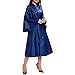 Go Mai Women's Plus Size Elegant Church Robe with Flash Forged Fabric Flare Sleeve Perfect for Choir Dress Clergy Robes