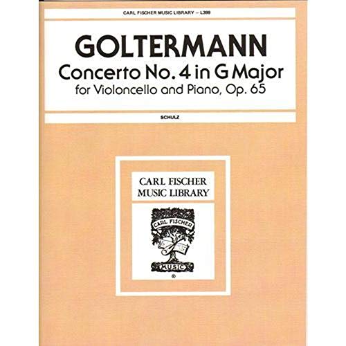 Concerto no. 4 in G Maj, op. 65, cello; Georg Goltermann (Carl Fischer)