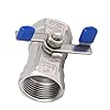 1 Inch Stainless Steel Ball Valve | Full Port Wing Handle for Water/Oil/Steam | Female Thread NPT Valve for Garden Pumps & Faucets #4