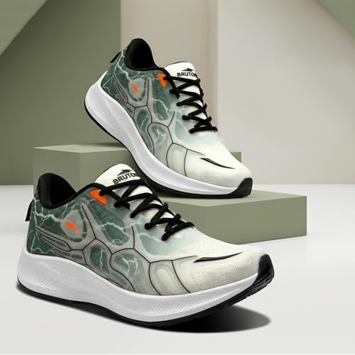 Image of BRUTON Viper- Trendy Sport Shoes | EVA | Lace-Up | Lightweight | Comfortable Running Shoes for Men
