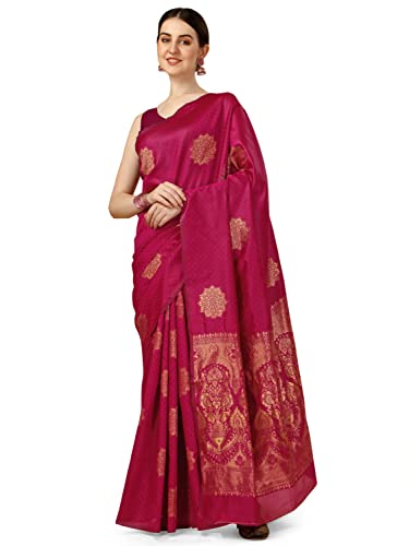 Image of Avantika Fashion Women's Kanjivaram Soft Silk Banarasi Sarees With Blouse Piece