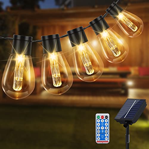 ZAKAZAKA Lichterkette Außen Solar, 20 Leds 9M Solar Außen Glühbirnen...