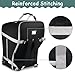 Infant Car Seat Travel Bag Backpack for Airplane, Fits Doona Car Seat Stroller and Base, Padded Carseat Cover for Air Travel, Nuna Pipa Car Seat Travel Bag with Wheels