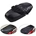 cypressen Leder + Warmer Samt Motorrad Sitzbezug Roller Sitzbezug Wasserdicht Warm Seat Holster Atmungsaktiv Sitzbank Abdeckung Winter und Sommer Dual-Use Regenfest, Staubdicht und UV-Beständig