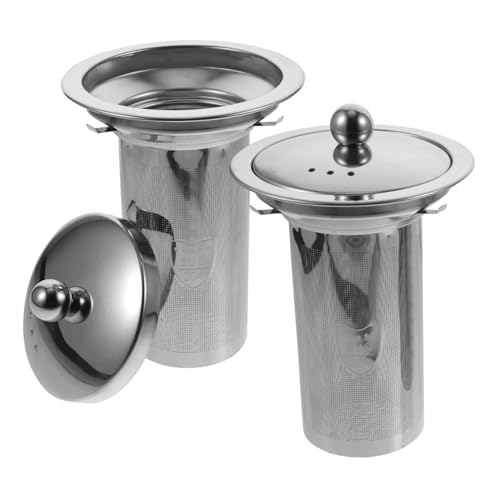 FUNOMOCYA Tea Pot Infuser Replacement 2 Pack Fine Mesh Tea Strainer for Loose Tea Teapot Filter Mesh Teapot Infuser Basket Tea Strainer Insert for Tea Kettle