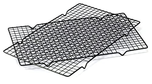 GoodCook Nonstick Steel Wire Cooling Rack, 16" x 10" (Set of 2) by GoodCook - Used condition - US$5.93