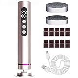 2-IN-1 Hornhautentferner Elektrisch, Elektrische Professionelle Elektrische Fußschleifer Pediküre Werkzeuge, 9 Geschwindigkeiten für Rissige Fersen,Hornhaut,5