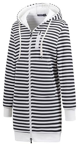 Consejos y reviews para comprar Chaqueta flecos los 7 más buscados. 36 Chrisuno Long flece Jacket Mujer Extra Plus Sudadera con Capucha Chaqueta con Cremallera Casual Sudadera con Capucha flece Tunic Sudadera con Capucha Chaqueta con Bolsillo Rayas L