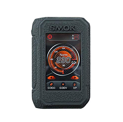 DSC-Mart TextureÂ CoverÂ for Smok G-Priv 3 Silicone Case Rubber Cover Skin Gel Wrap (Black)
