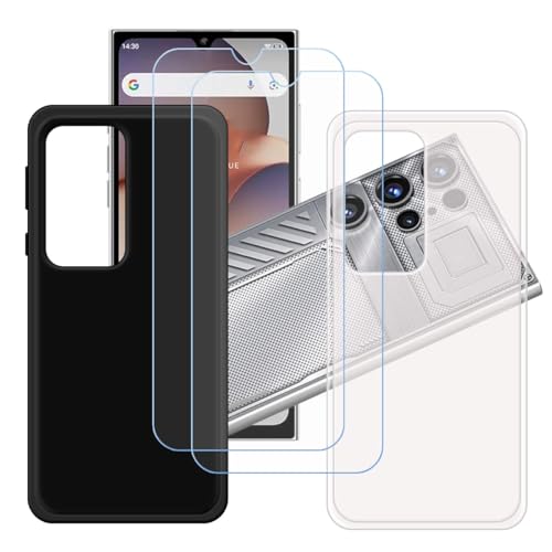 Oukitel C61 GT�pGYDQQKJ�P�[�X+2�̋����K���X�X�N���[���v���e�N�^�[�t�B�����A2����\�t�g�P�[�X�J�o�[�\�t�g�V���R���������W�F��+�i6.88 "�jTPU�P�[�X�J�o�[