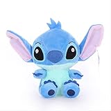 Peluche de Dibujos Animados Stitch Lilo y Stitch Peluche de Juguete Muñeca Niños Peluche de Juguete para bebés Niños Cumpleaños Navidad Niños Niños Regalos 20cm Azul