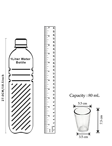 KALAPURI® Aluminium Indian Traditional Kettle Tea Coffee Pot (1500 mL) Chai Maker with Handle & 6 Transparent Cutting Tea Glass (80 mL) - Image 5