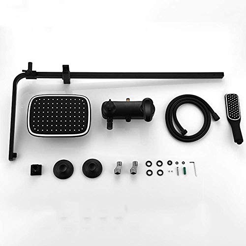 Ensemble de douche en cuivre noir à installer sur baignoire moderne - 8