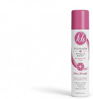 Intimate & Whole Body Deodorant Spray, Talc-Free Dry Spray for All-Day Freshness, Gynecologist-Tested, pH-Balanced, 2 oz (Choose Your Scent) (Extra Strength)