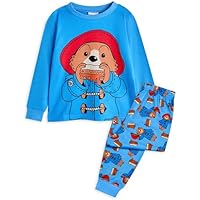 Paddington Conjunto de Pijama para niños con Oso | Camiseta de
