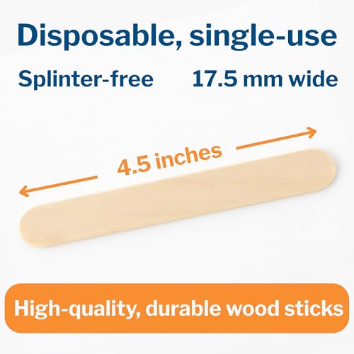 Image of McKesson Tongue Depressors [1000 Count] Infant Size, Non-Sterile, Wood, Unflavored, Splinter-Free, 4.5 in - Use for Medical, Arts, Crafts, Spa | Tongue Depressor