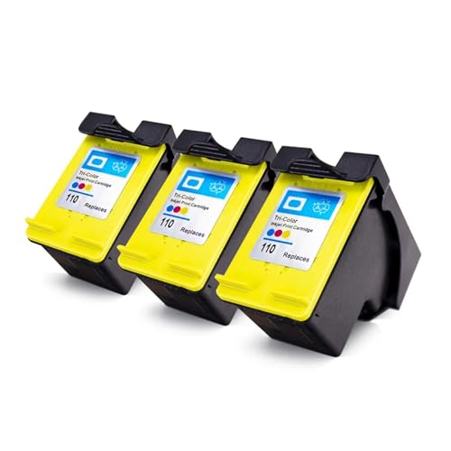 XUEDUAND CB304A 110 110XL Ink Cartridge for HP110 Photo-smart A310 A516 A526 A610 A616 A626 A618 A612 A712 A311 A314 A820 A828 A826(3PC)