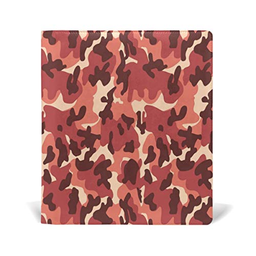 Preisvergleich Produktbild Malplea Einband für Schulhefte, Leopardenmuster, Rot