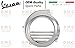 Cache-ventilateur couvre-volant chromé pour Vespa PX 125 – 150 – 200 – Vespa Arcobaleno