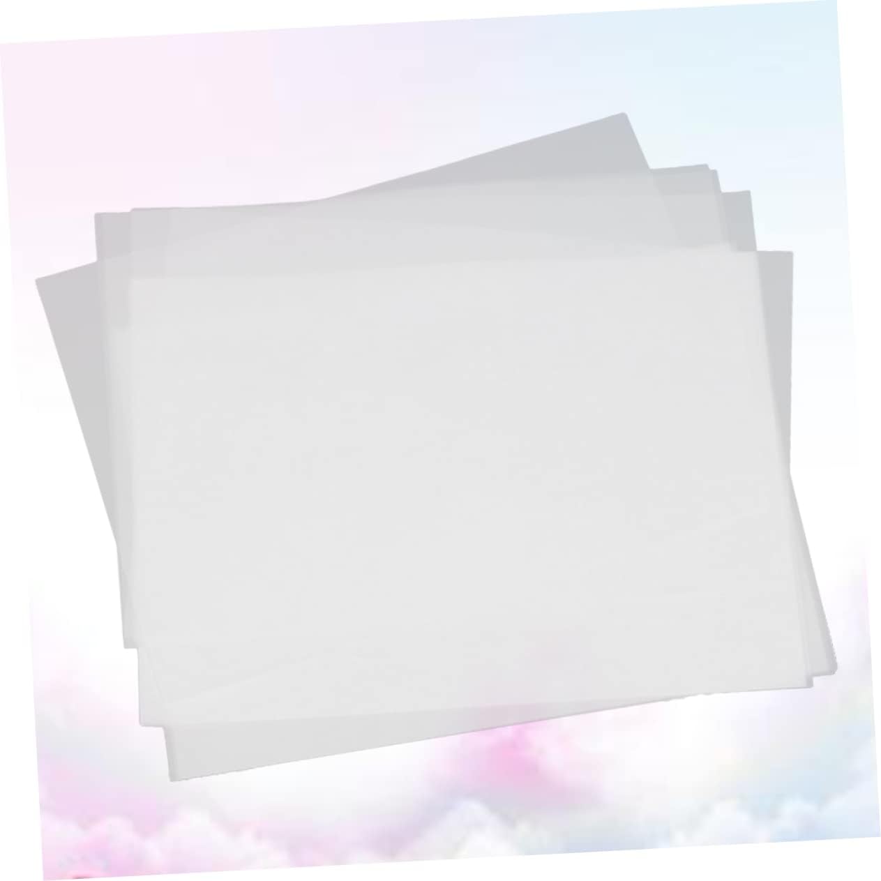TOPPERFUN 50pcs Translucent Tracing Paper Drawing Calligraphy and Engineering Design Odorless and Fade Resistant for Art and Graphic Projects