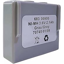 1-Pack 3.6V 2100mAh 2.1Ah Ni-Mh Battery 68300900 for HETRONIC Remote Control
