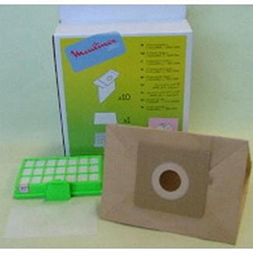 Sacs Pour Aspirateur MOULINEX MO401101 – Lot 10 Sacs + Filtre HEPA - vue 3