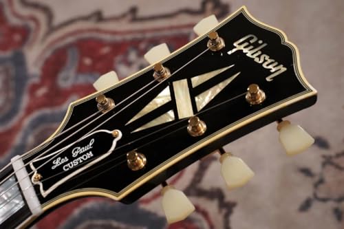 Gibson 1957 LP Custom 3PU Bigsby Ebony Light Aged #73840 – Guitare Électrique Personnalisée - Les Beatles, Paul McCartney, John Lennon, RIngo Starr, George Harrison Gibson 1957 LP Custom 3PU Bigsby Ebony Light Aged #73840 - Guitare Électrique Personnalisée – Image 7