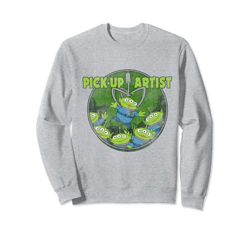 Sweat-shirt Disney Pixar Toy Story Aliens Pick-Up Artist vintage imprimé