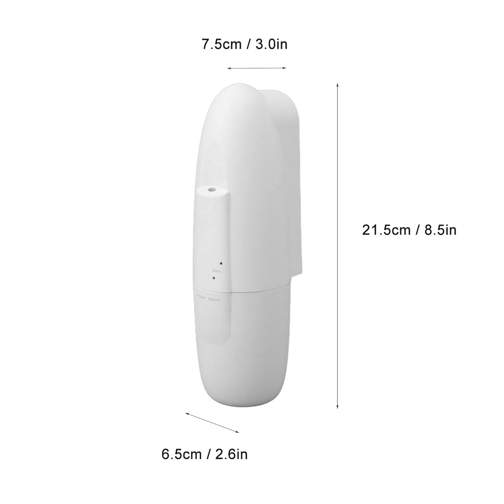 Smart Plug In Diffusore di Oli Essenziali 100ml Bluetooth Sensore di Luce Nebulizzante Profumo Macchina per Aria Spina UE da 100 a 240 V Bianco