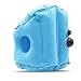 SATSAT Oreiller De Voyage Gonflable, Coussin Multifonctionnel pour Le Cou Et La TêTe Oreiller pour Avion Portable Confortable pour Avions, Trains, Bus Et Siestes De Bureau (S, M),Blue-2-S