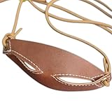 GHYTRIGEN 4 Pcs Handmade Leather Shepherd Sling Paracord Shepherds Sling Rock Thrower Old-Fashioned Slingshot,Rock Sling & Throwing Sling for Dog Tennis Ball Launcher (A01)