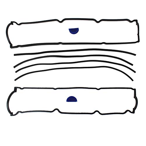 Image of DNJ VC630G Valve Cover Gasket Set for 1990-1997, Infiniti, Nissan, 300ZX, J30, 3.0L, V6, DOHC, 24V, 181cid, 2960cc, Naturally Aspirated, Turbocharged