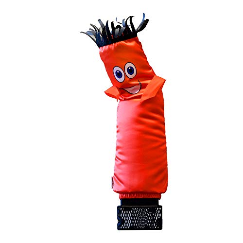 Image of LookOurWay Air Dancers Mini Inflatable Tube Man Set - 29 inch Wacky Waving Inflatable Tube Guy with Blower for Desktop Advertising - Orange