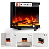 KAMINIO® Lea PRO 24 Camino elettrico da incasso, parete o appoggio