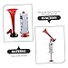 Mikikit Handheld Air Horn Pump for Sports Events Parties Celebrations Loud Cheerleading Noisemaker Portable Cheer Horn for Outdoor Activities and Festivals Bright Red Color