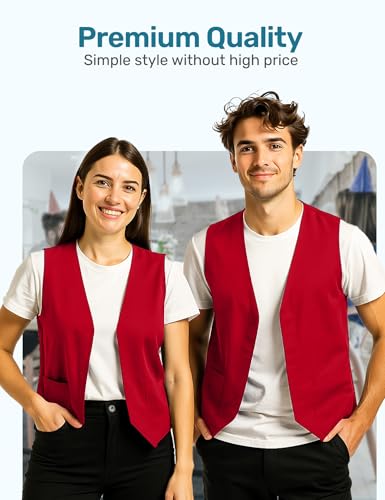 Unisex Vest No Pocket No Buttons– Made in The USA4