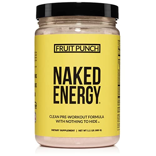 Fruit Punch Naked Energy – Clean Pre Workout Supplement For Men And Women, Vegan Friendly, No Added Sweeteners, Colors Or Flavors – 30 Servings #TOP15