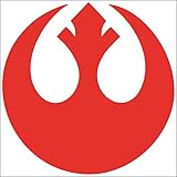 Cove Signs 148 Star Wars - Rebel Alliance Symbol Die Cut Premium Vinyl Decal - Red 4'