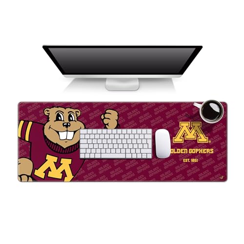 Sous-main Minnesota Golden Gophers YouTheFan grand tapis de souris de bureau NCAA
