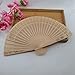 Wooswen Fashion Wedding Hand Fragrant Party Carved Folding Fan Chinese Wooden Vintage Hollow Antiquity E