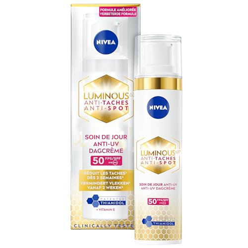 NIVEA Cellular LUMINOUS630 Anti-Spot Dagcrème Gezicht - Anti-Pigment Vlekken - Pigmentvlekken Verwijderen - Gezichtsverzorging - Alle huidtypen - SPF 50-40 ml