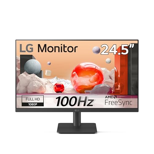LG 24.5" 25MS500-B 5Ms (GtG) 100Hz (HDMIx2) AMD FreeSync FHD IPS Panel Monitör