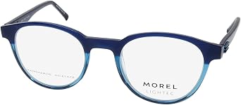 MOREL Lightec 30305l Eyeglass Frame/Glasses Imported From France Handmade Modern Eyewear