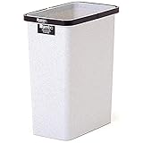 サンコープラスチック ゴミ箱 ルンバ 角型 グレー 約11.5L