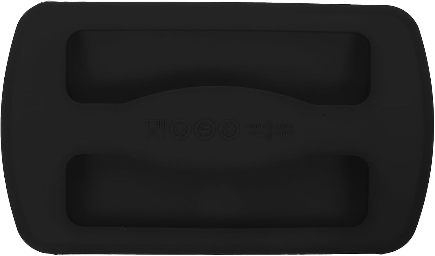 Yardwe Silicone Toaster Cover Black Bread Machine Dustproof Lid 2 Slice Toaster Protective Cover for Kitchen Use