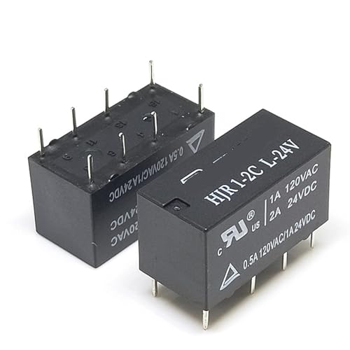 Relais HJR1 2C L 24VDC avec double contact 2A pour commutation stable
