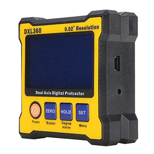 Transportador digital de ángulo dual DXL360 0.1 alta precisión miniatura 3