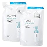 ファンケル (FANCL) 新 ピュアモイスト 泡洗顔料 [ 詰め替え ] 130mL×2袋 (約100回分) 洗顔 無添加 (敏感肌/アミノ酸/セラミド) 泡洗顔