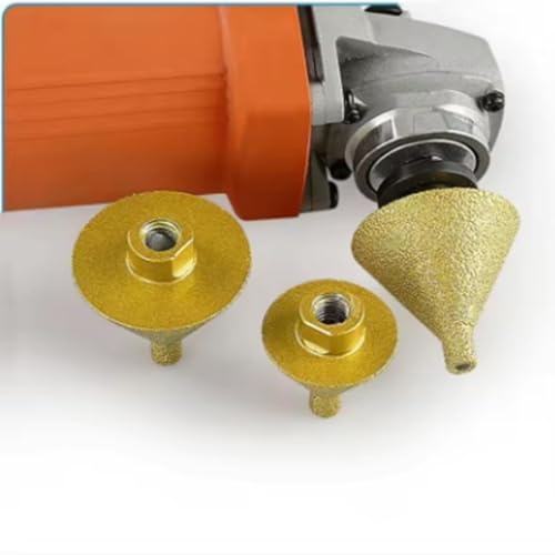 Broca de diamante para avellanado M14, para ensanchar agujeros y biselar, herramienta de rectificado de 50 mm para granito, mármol, baldosas y piedra (D38xM14) miniatura 4