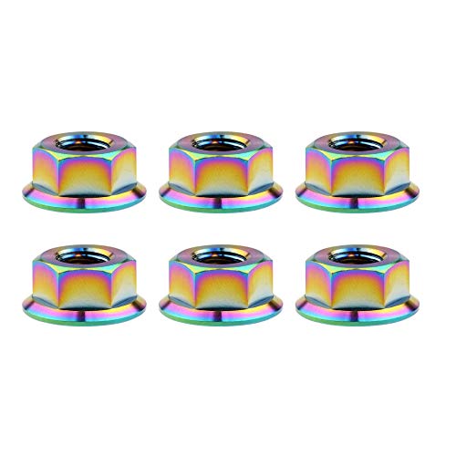 Écrous en titane M14 anti-desserrage DIN6923 pour éliminer les vibrations